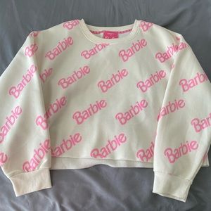 Cropped sweatshirt, plus sized 3x, Barbie and Forever21, thick material